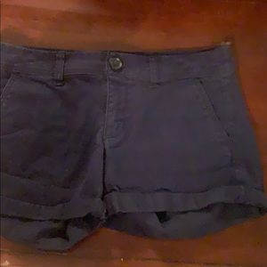 american eagle navy jean shorts